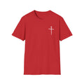 Lord's Prayer Cross T-Shirt | Christian Scripture Typography | Faith Tee