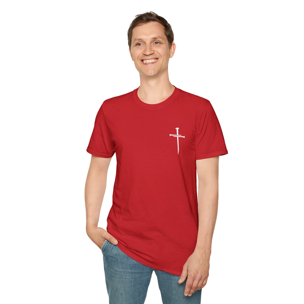 Lord's Prayer Cross T-Shirt | Christian Scripture Typography | Faith Tee