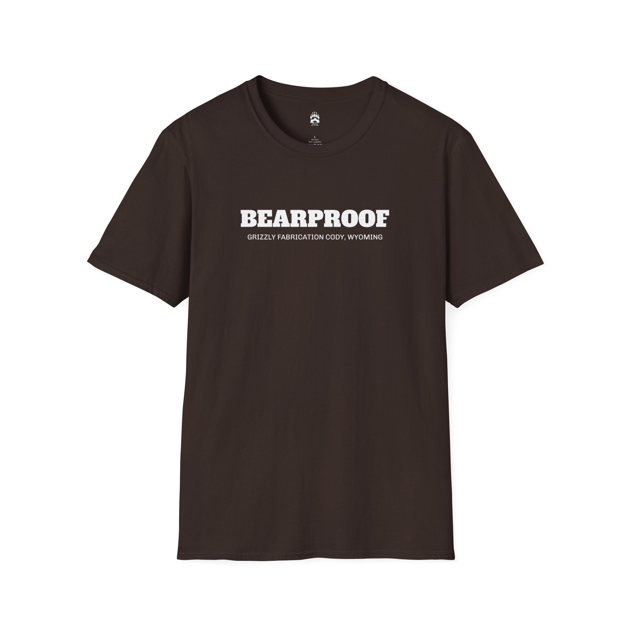 Bearproof Text Logo T-Shirt | Bear Claw Illustration Tee