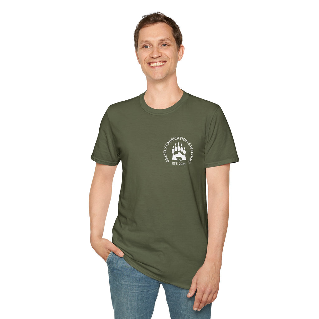 Grizzly Fabrication Company Logo T-Shirt