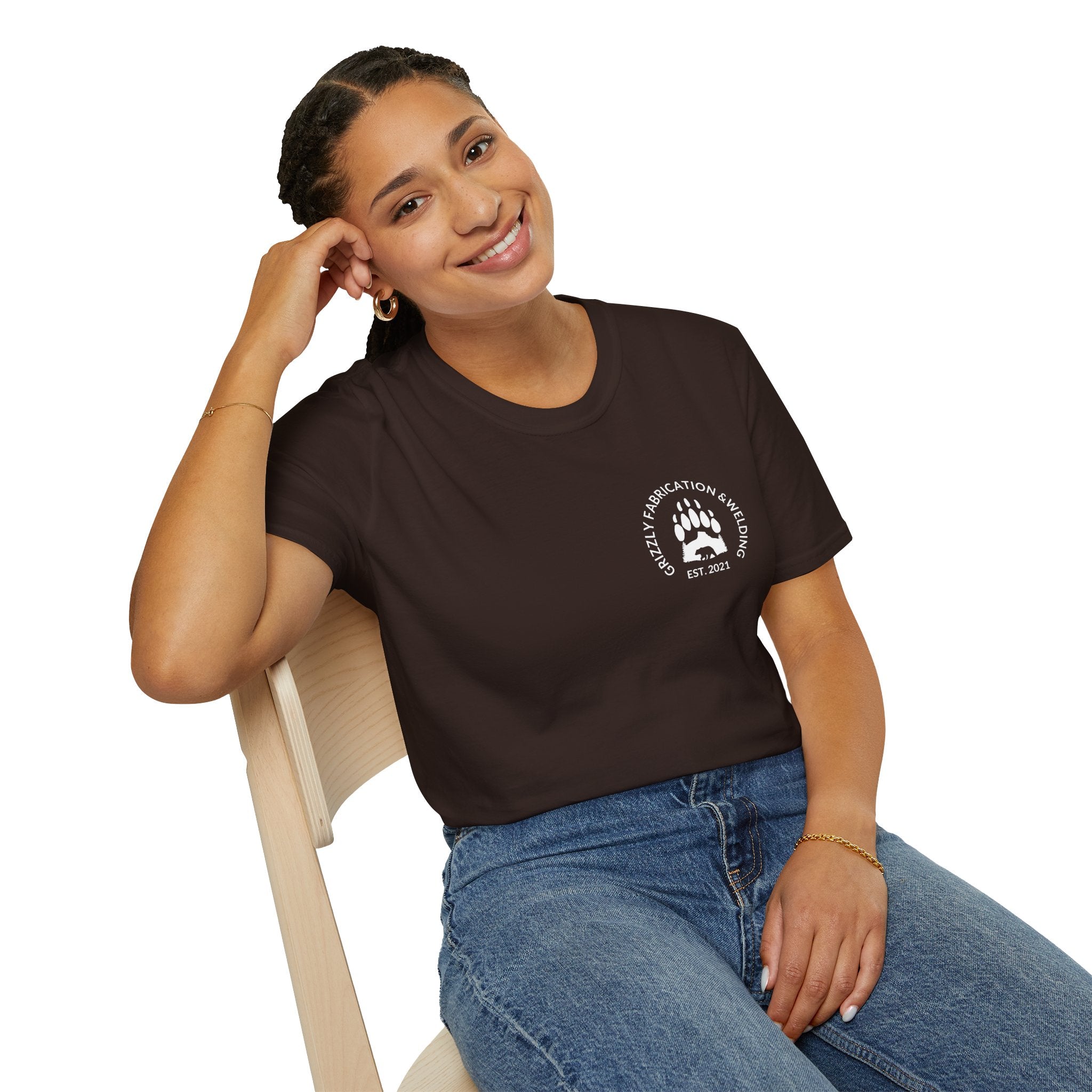 Grizzly Fabrication Company Logo T-Shirt