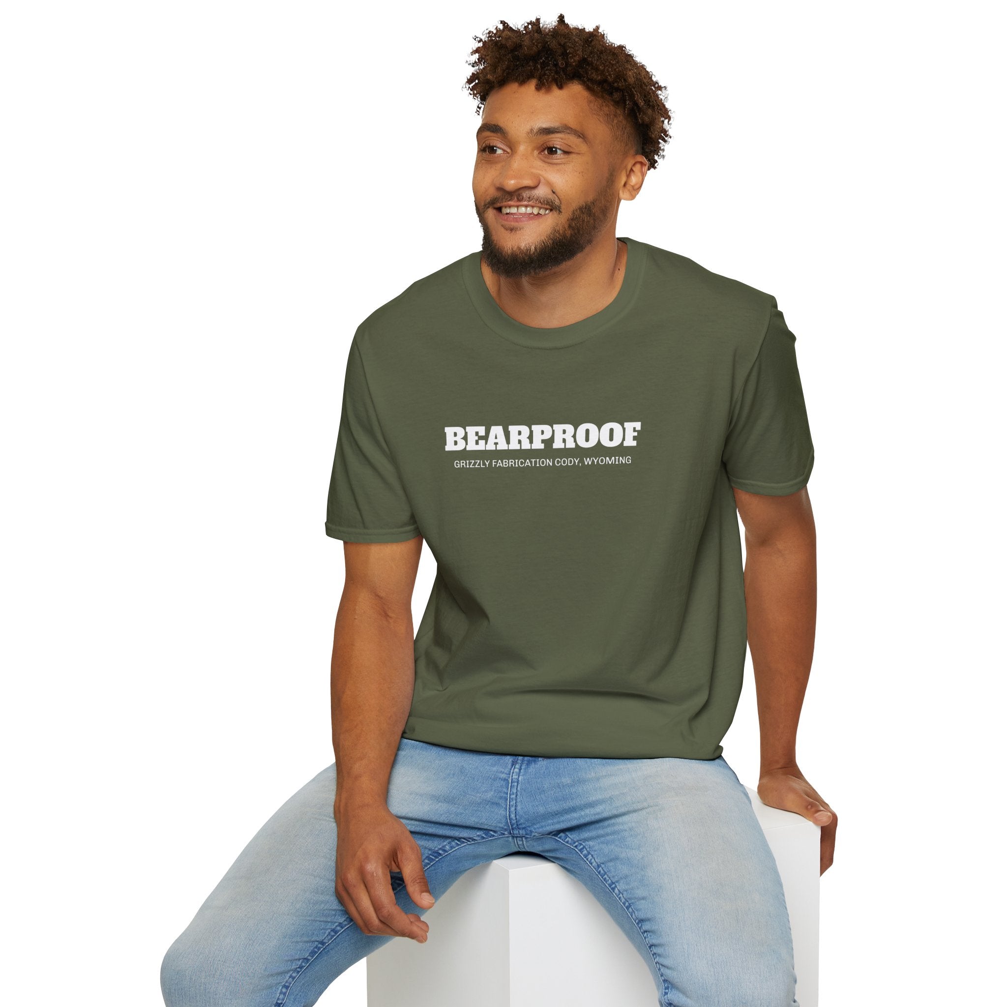 Bearproof Text Logo T-Shirt | Bear Claw Illustration Tee