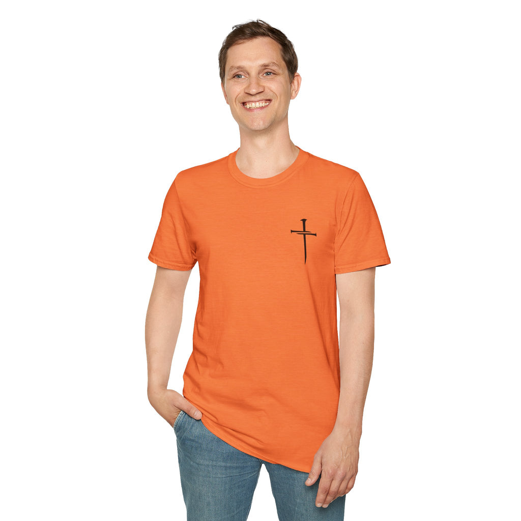 Lord's Prayer Cross T-Shirt | Christian Scripture Typography | Faith Tee