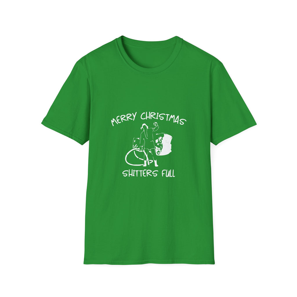 Merry Christmas Shitters Full T-Shirt | Funny National Lampoon Theme, Holiday Movie Tee