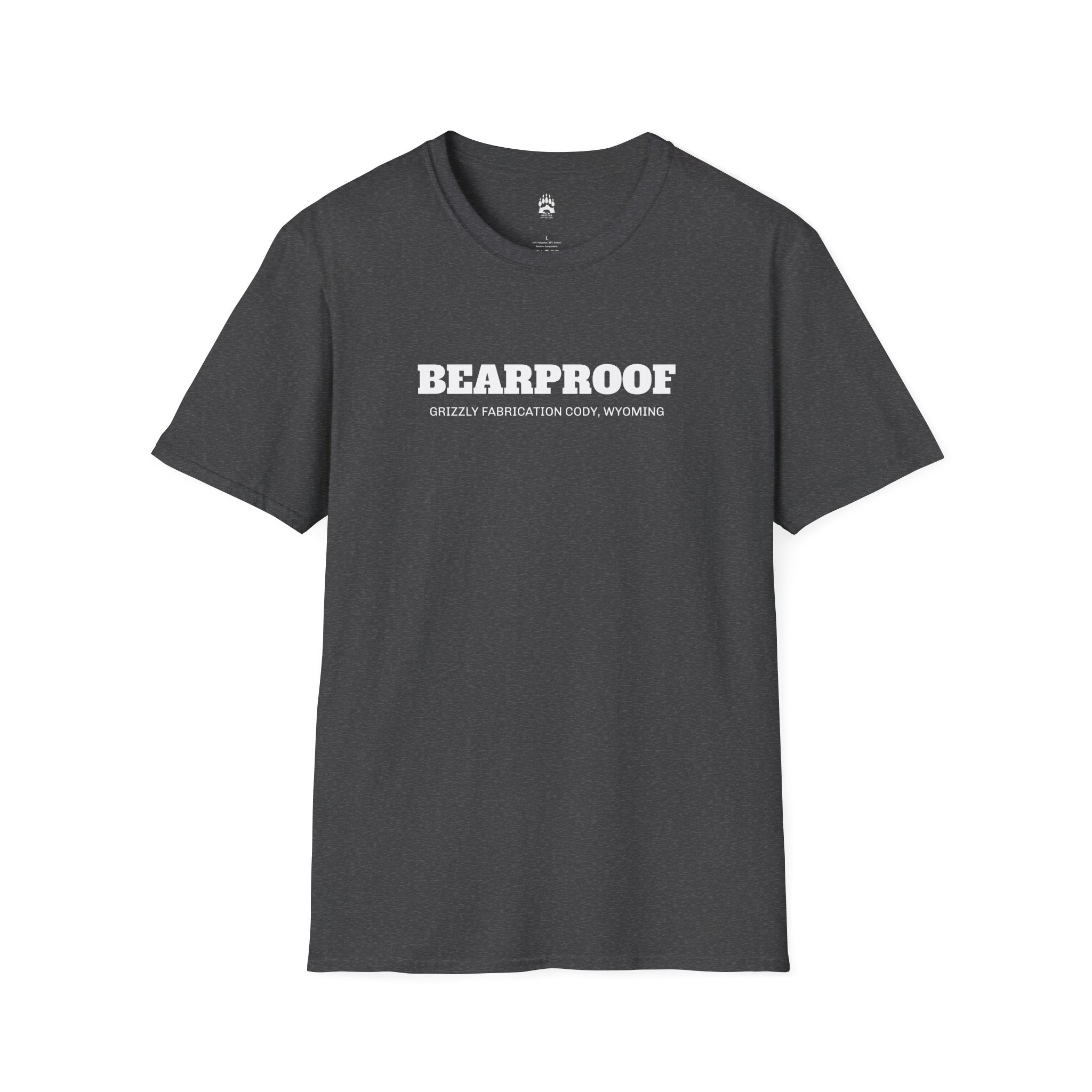 Bearproof Text Logo T-Shirt | Bear Claw Illustration Tee