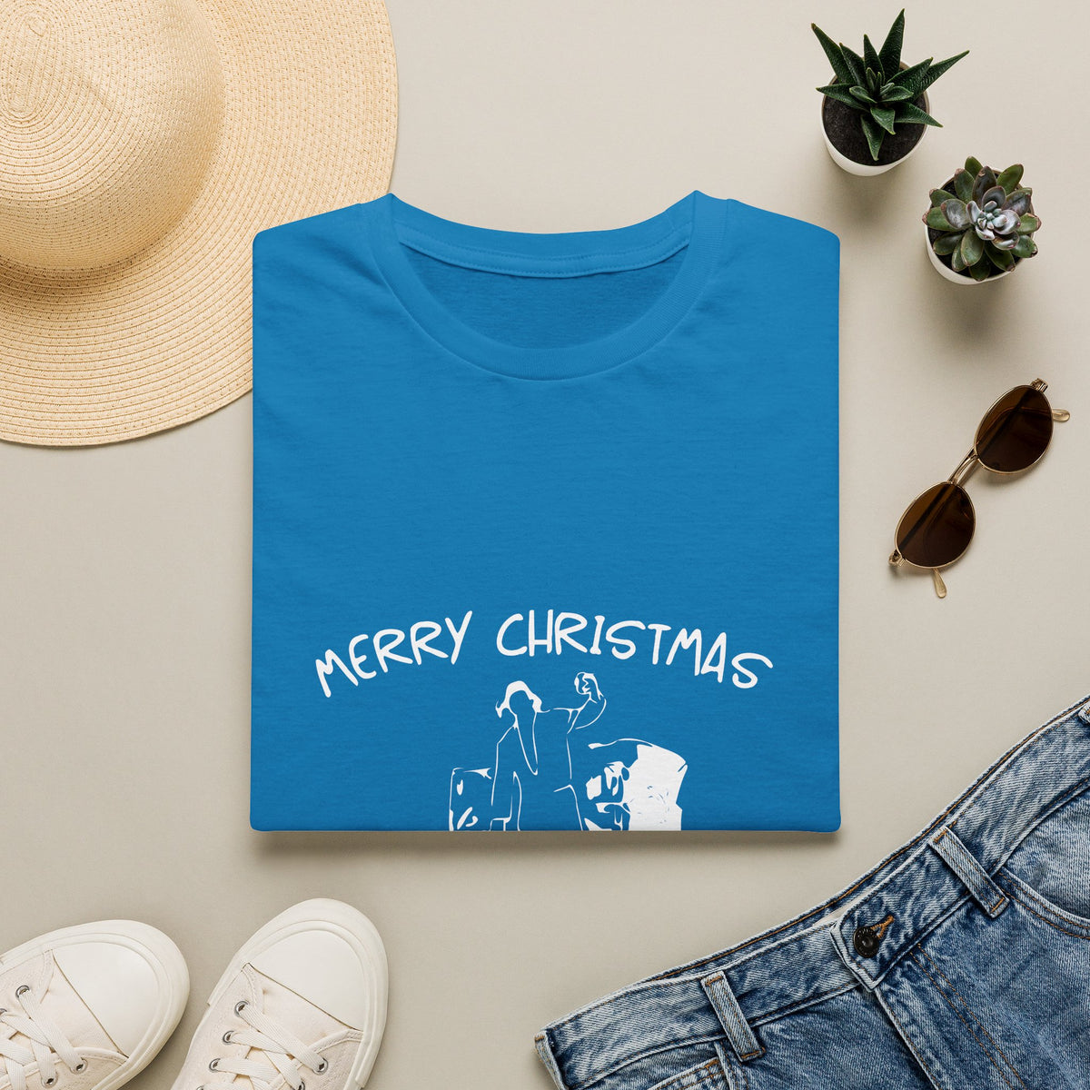 Merry Christmas Shitters Full T-Shirt | Funny National Lampoon Theme, Holiday Movie Tee