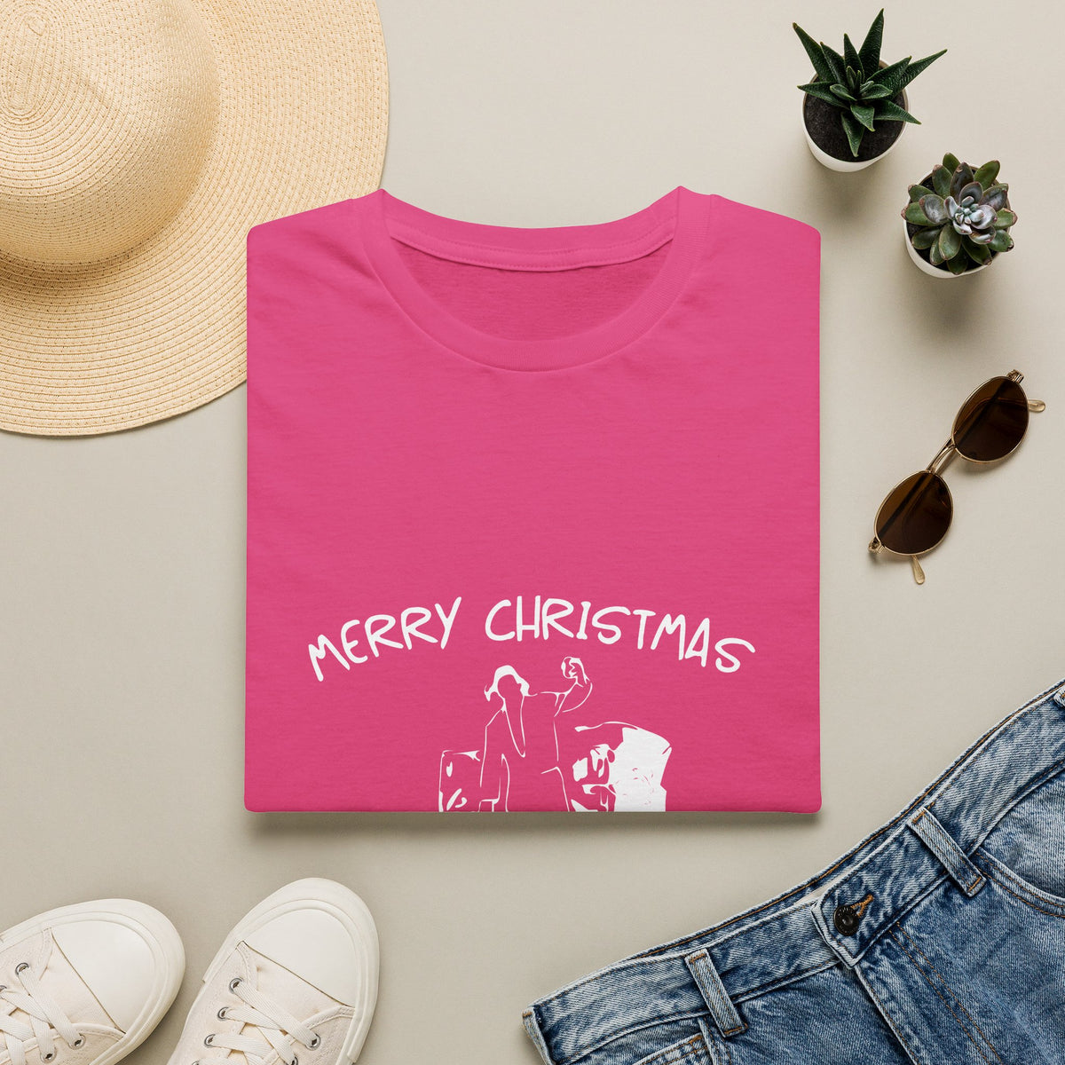 Merry Christmas Shitters Full T-Shirt | Funny National Lampoon Theme, Holiday Movie Tee