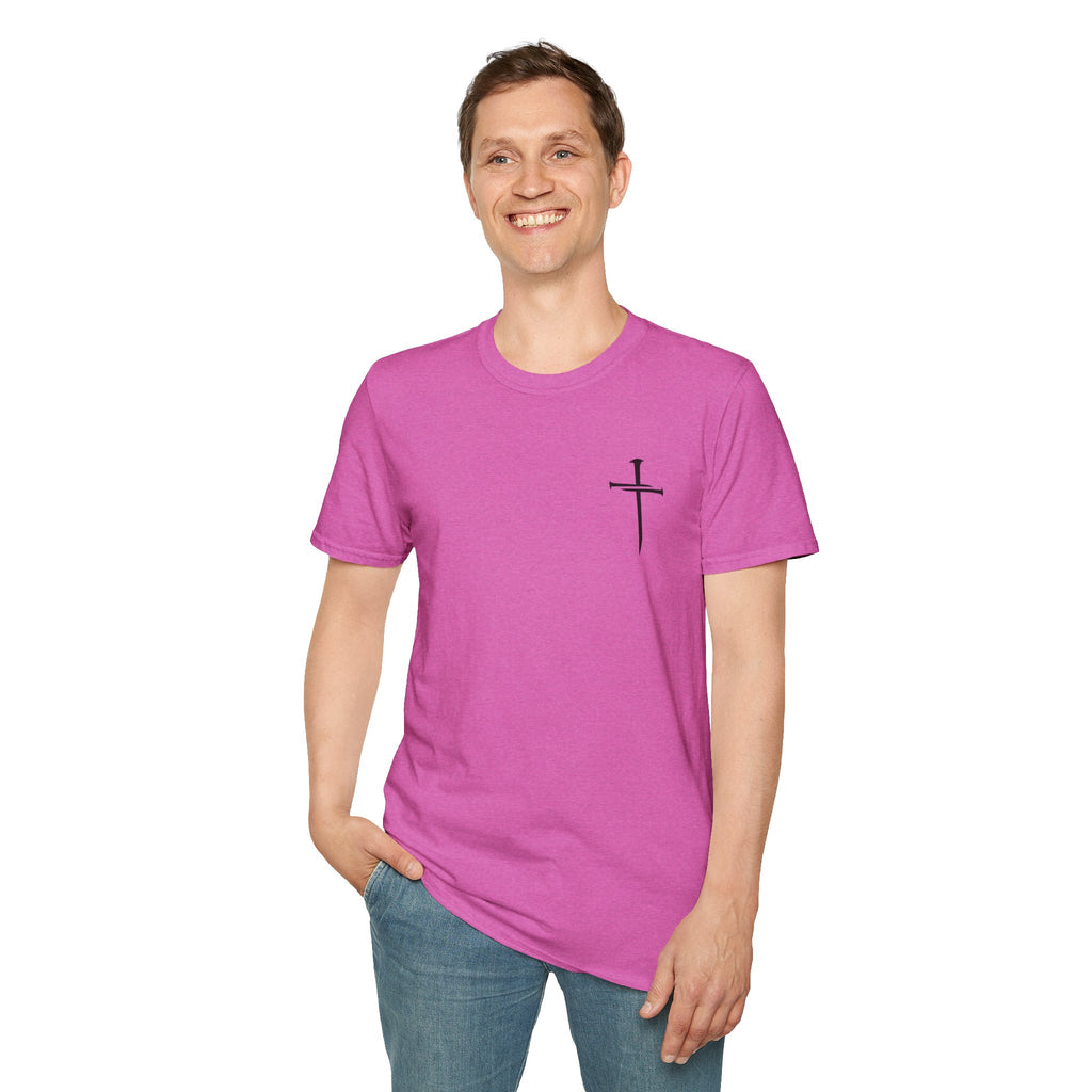 Lord's Prayer Cross T-Shirt | Christian Scripture Typography | Faith Tee