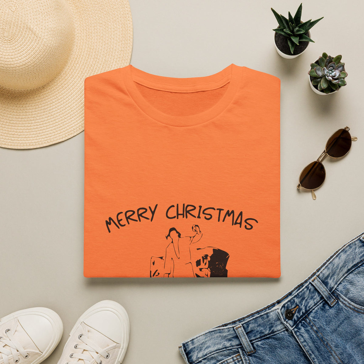Merry Christmas Shitters Full T-Shirt | Funny National Lampoon Theme, Holiday Movie Tee