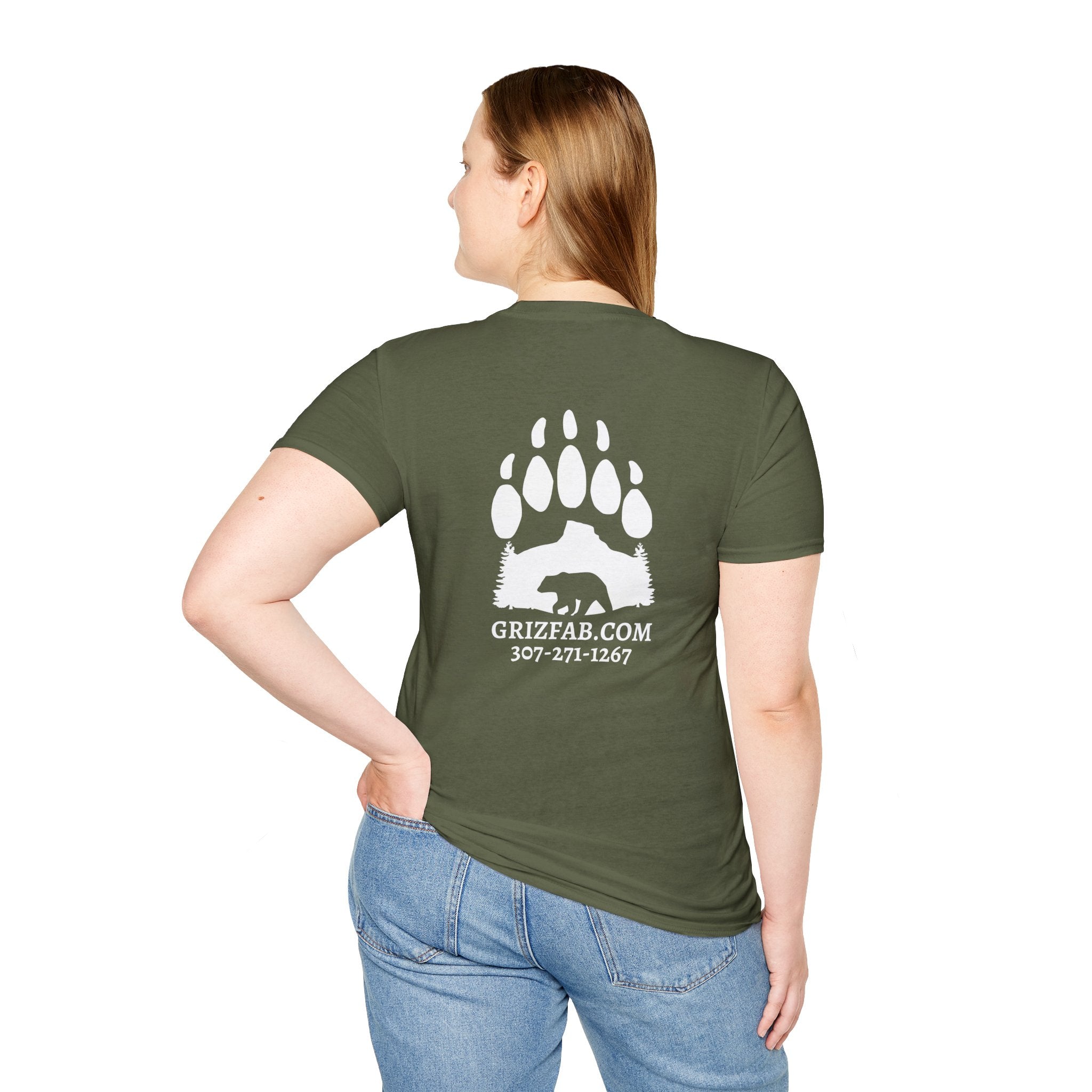Grizzly Fabrication Company Logo T-Shirt