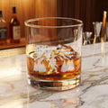 Bigfoot Mountain Flag Whiskey Glass | Engraved 10.5oz Rocks Glass