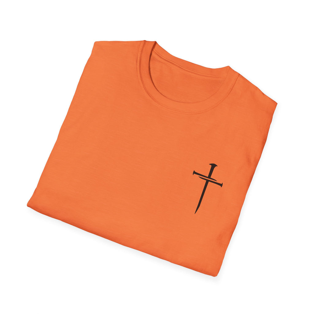 Lord's Prayer Cross T-Shirt | Christian Scripture Typography | Faith Tee