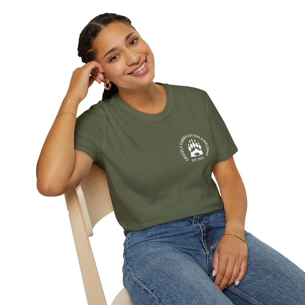 Grizzly Fabrication Company Logo T-Shirt