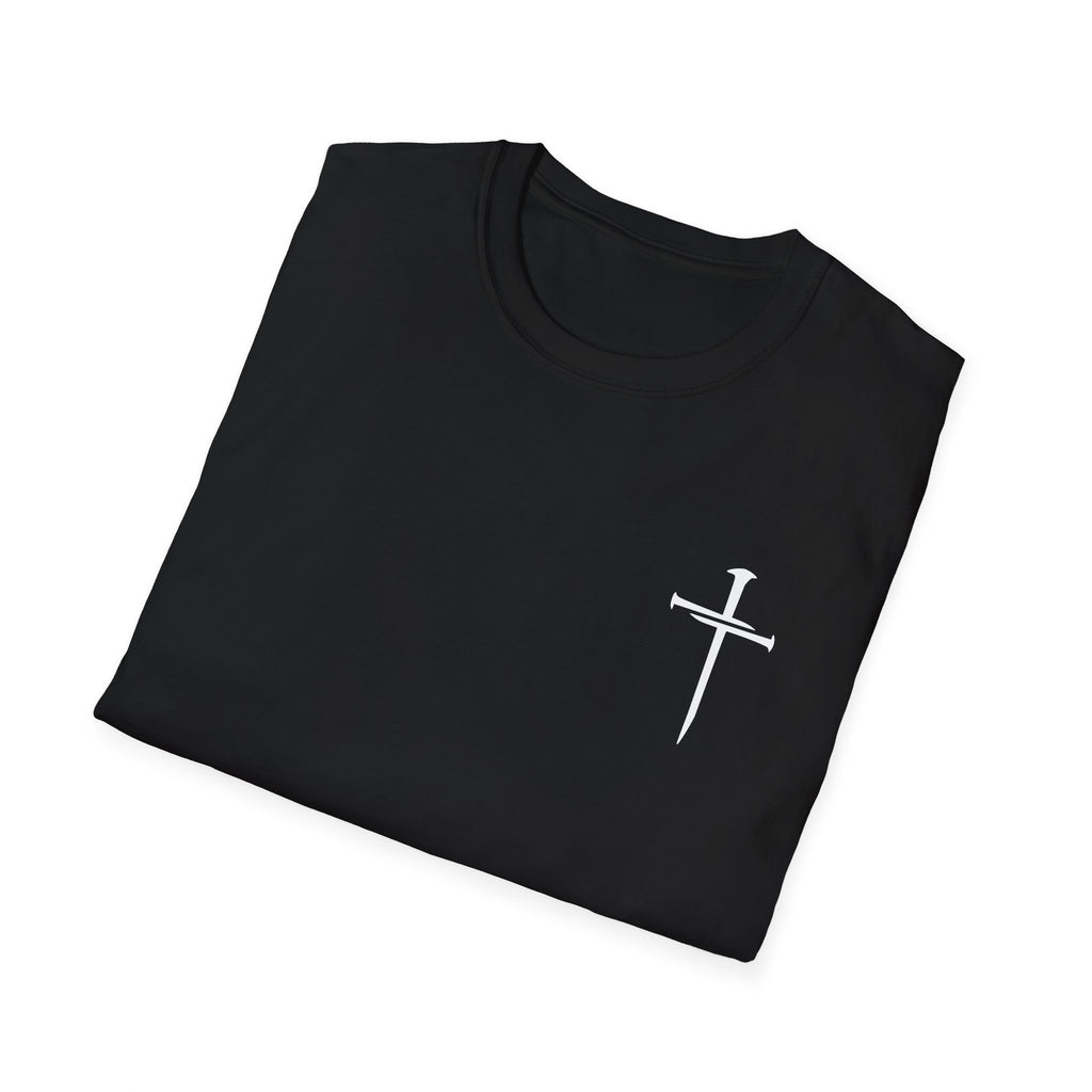 Lord's Prayer Cross T-Shirt | Christian Scripture Typography | Faith Tee