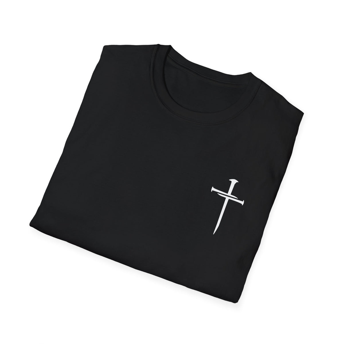 Lord's Prayer Cross T-Shirt | Christian Scripture Typography | Faith Tee