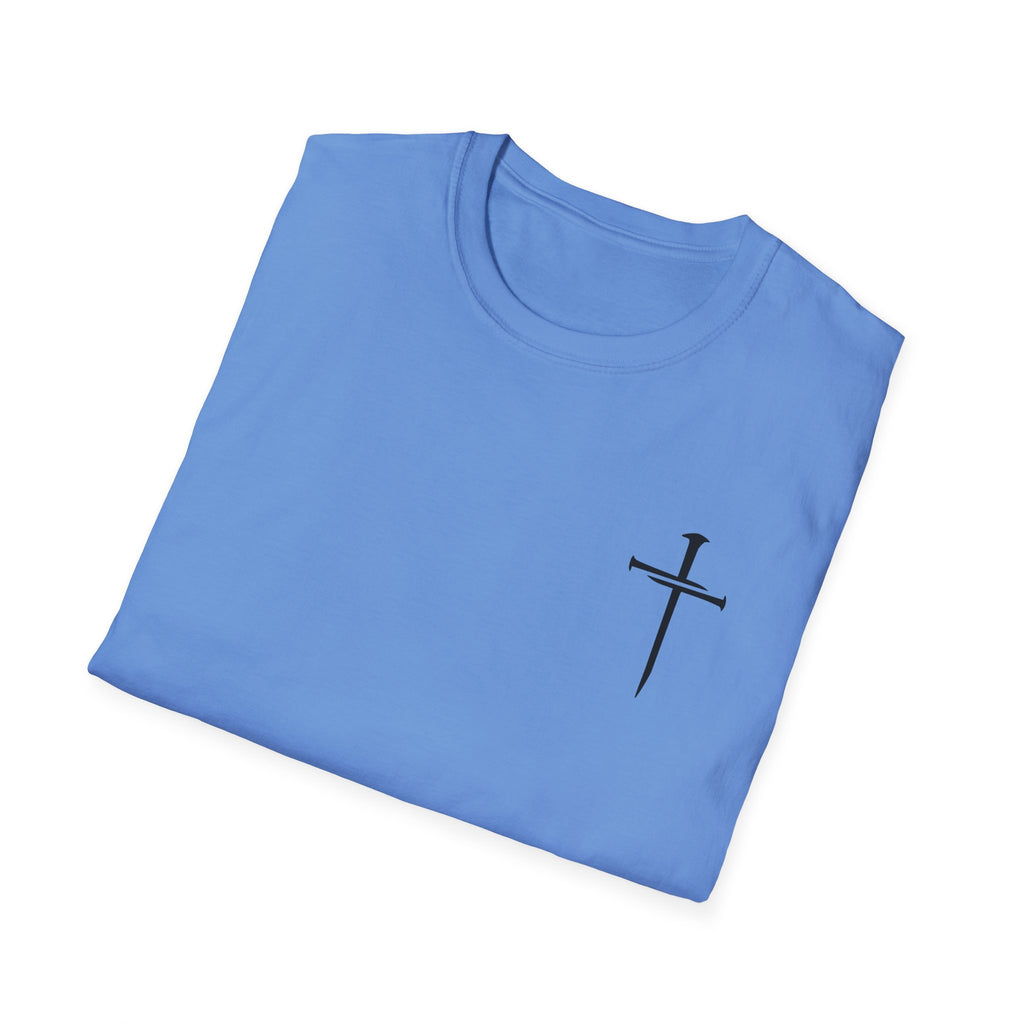 Lord's Prayer Cross T-Shirt | Christian Scripture Typography | Faith Tee