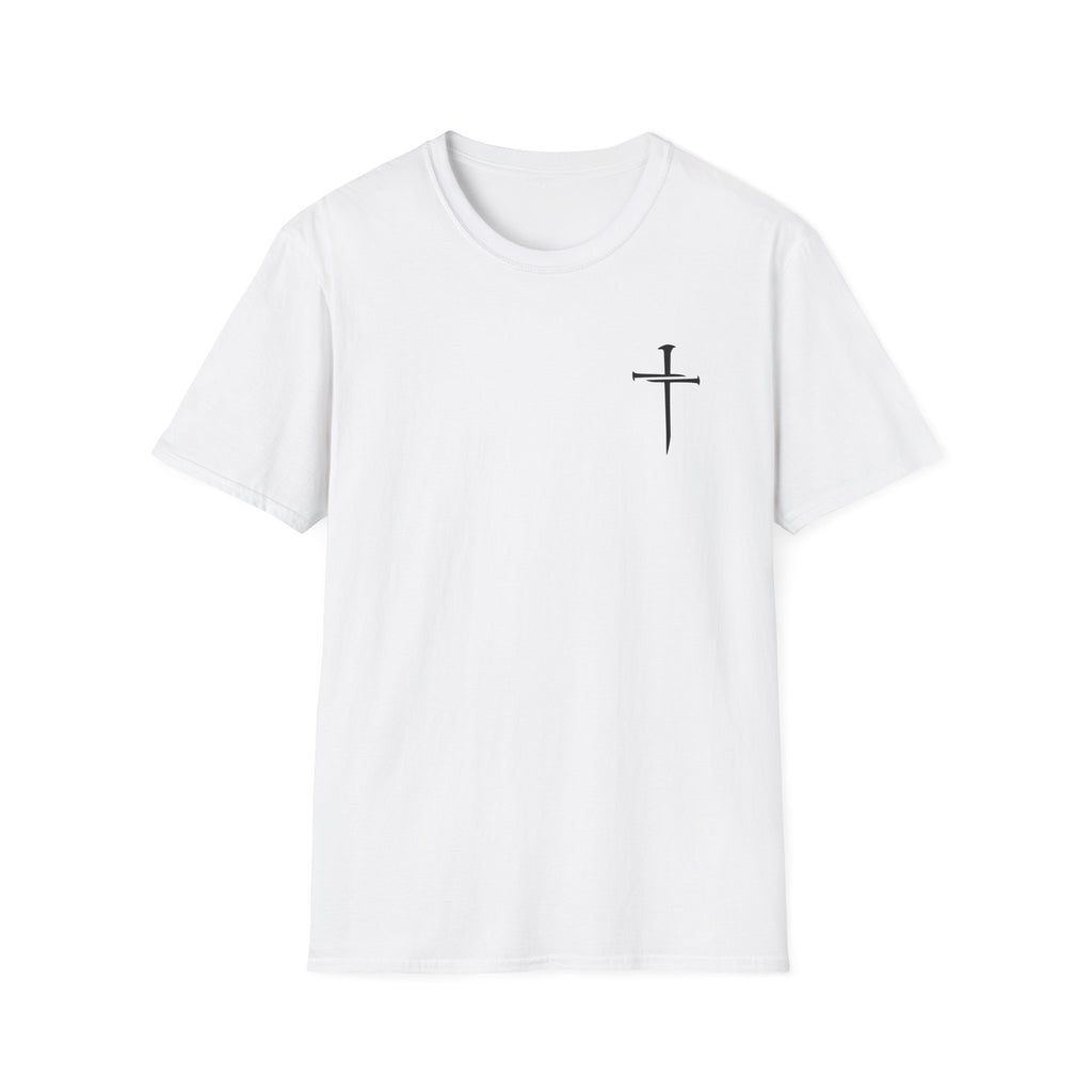 Lord's Prayer Cross T-Shirt | Christian Scripture Typography | Faith Tee
