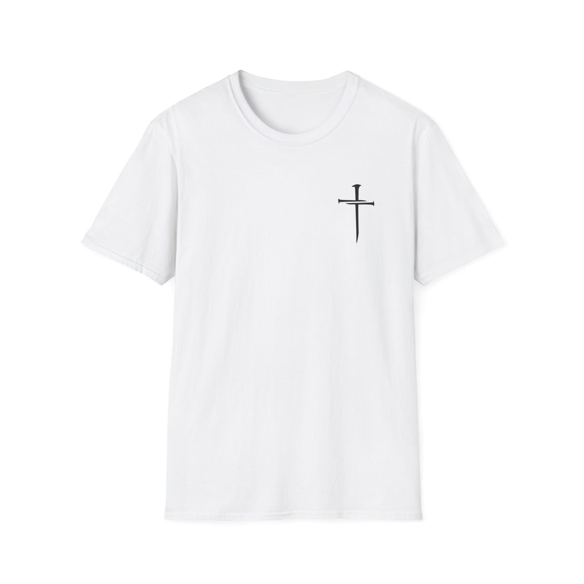 Lord's Prayer Cross T-Shirt | Christian Scripture Typography | Faith Tee