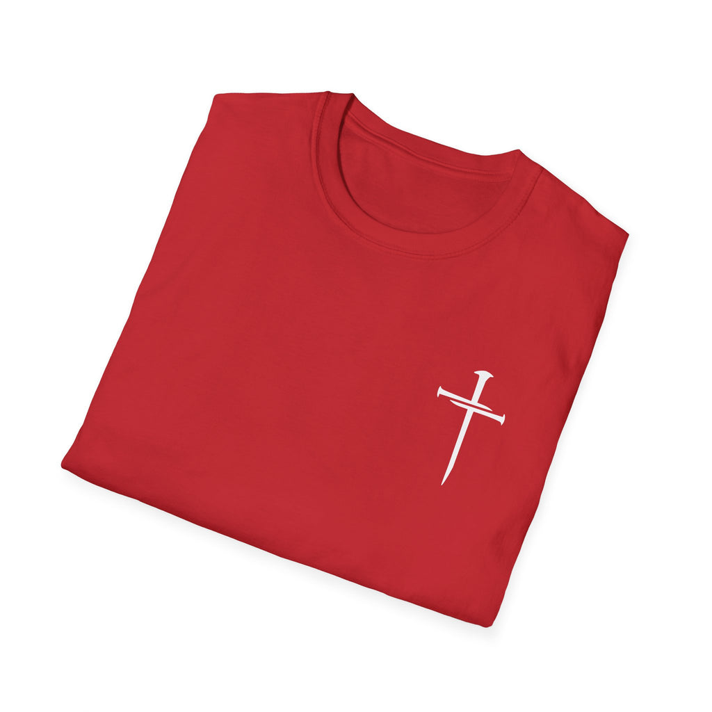 Lord's Prayer Cross T-Shirt | Christian Scripture Typography | Faith Tee