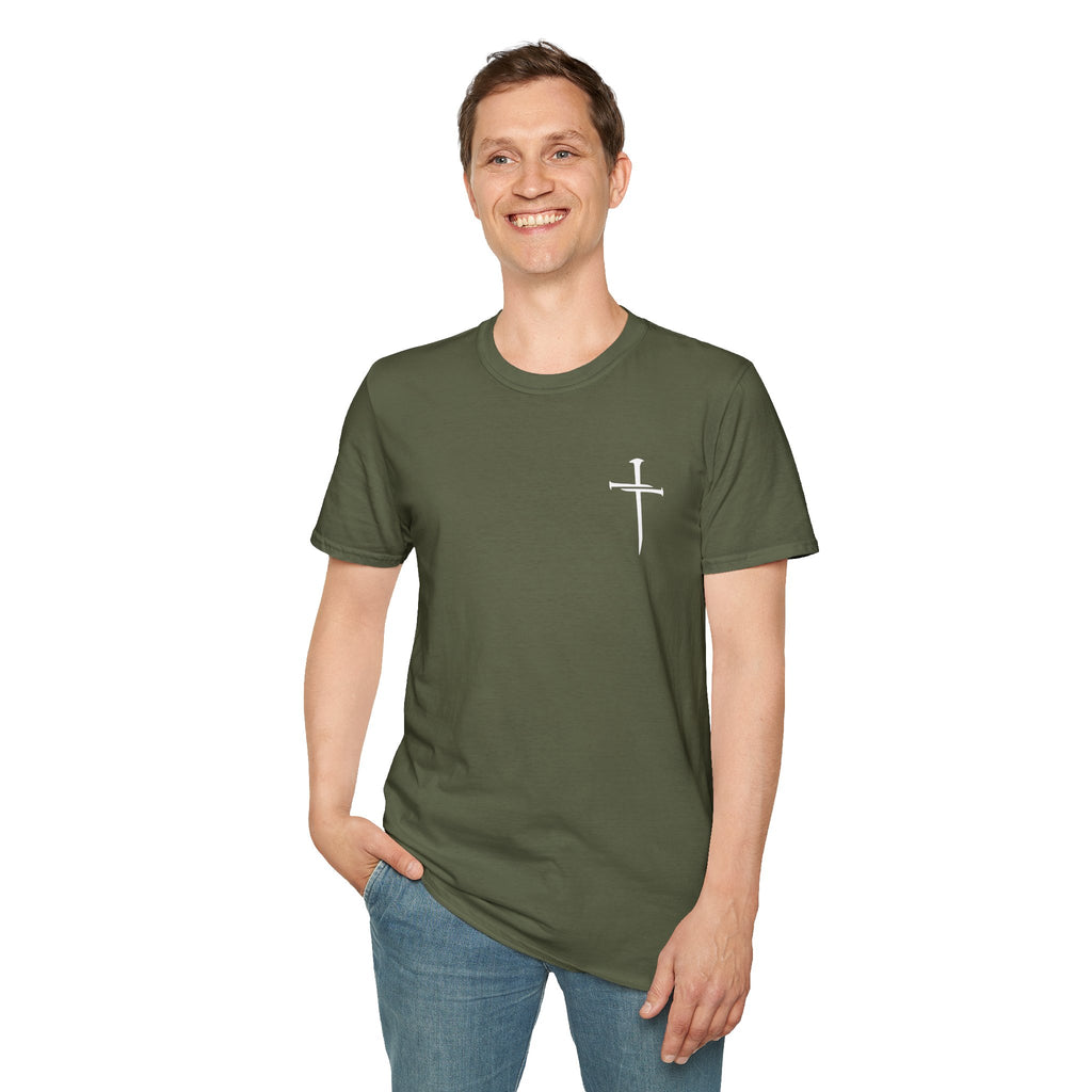 Lord's Prayer Cross T-Shirt | Christian Scripture Typography | Faith Tee