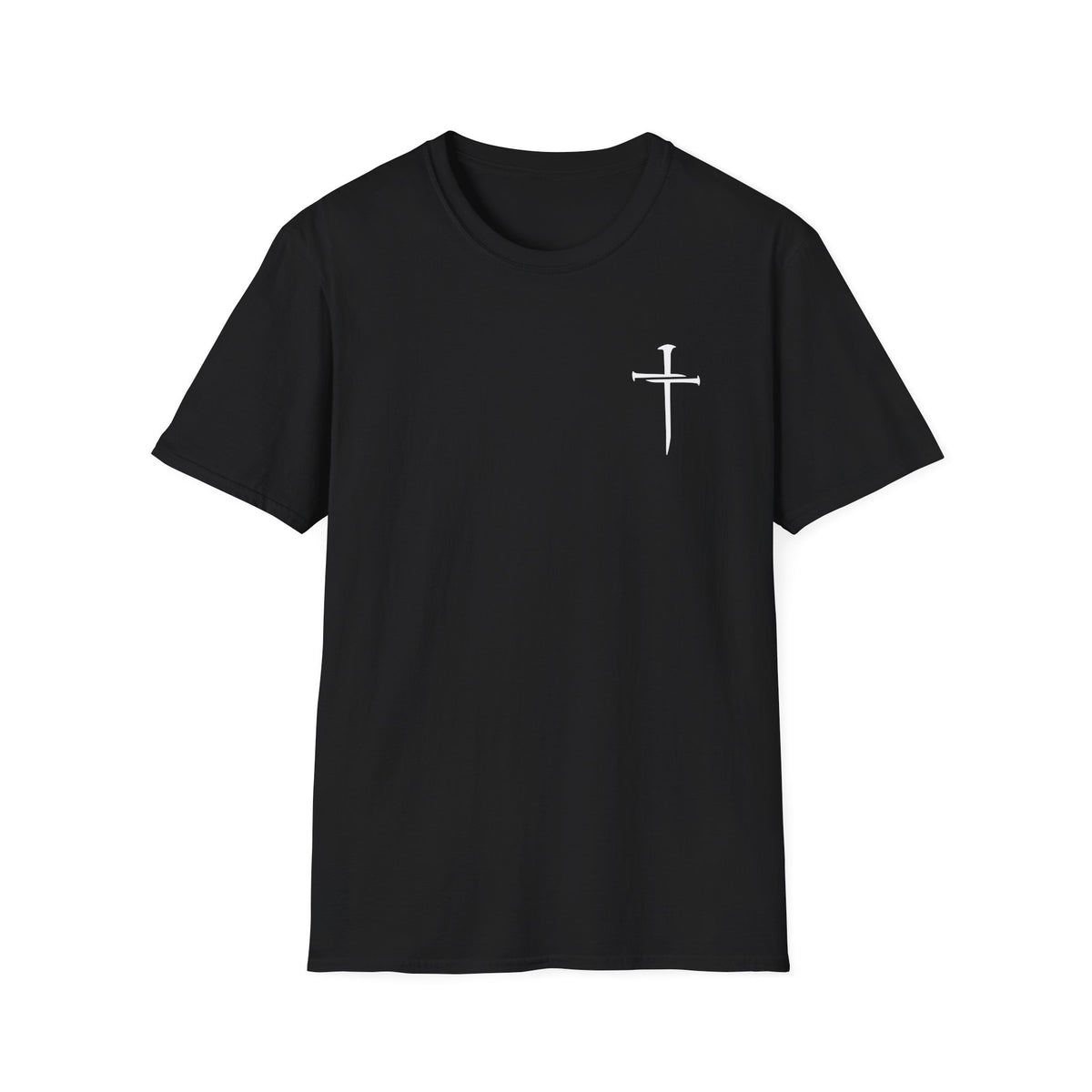Lord's Prayer Cross T-Shirt | Christian Scripture Typography | Faith Tee