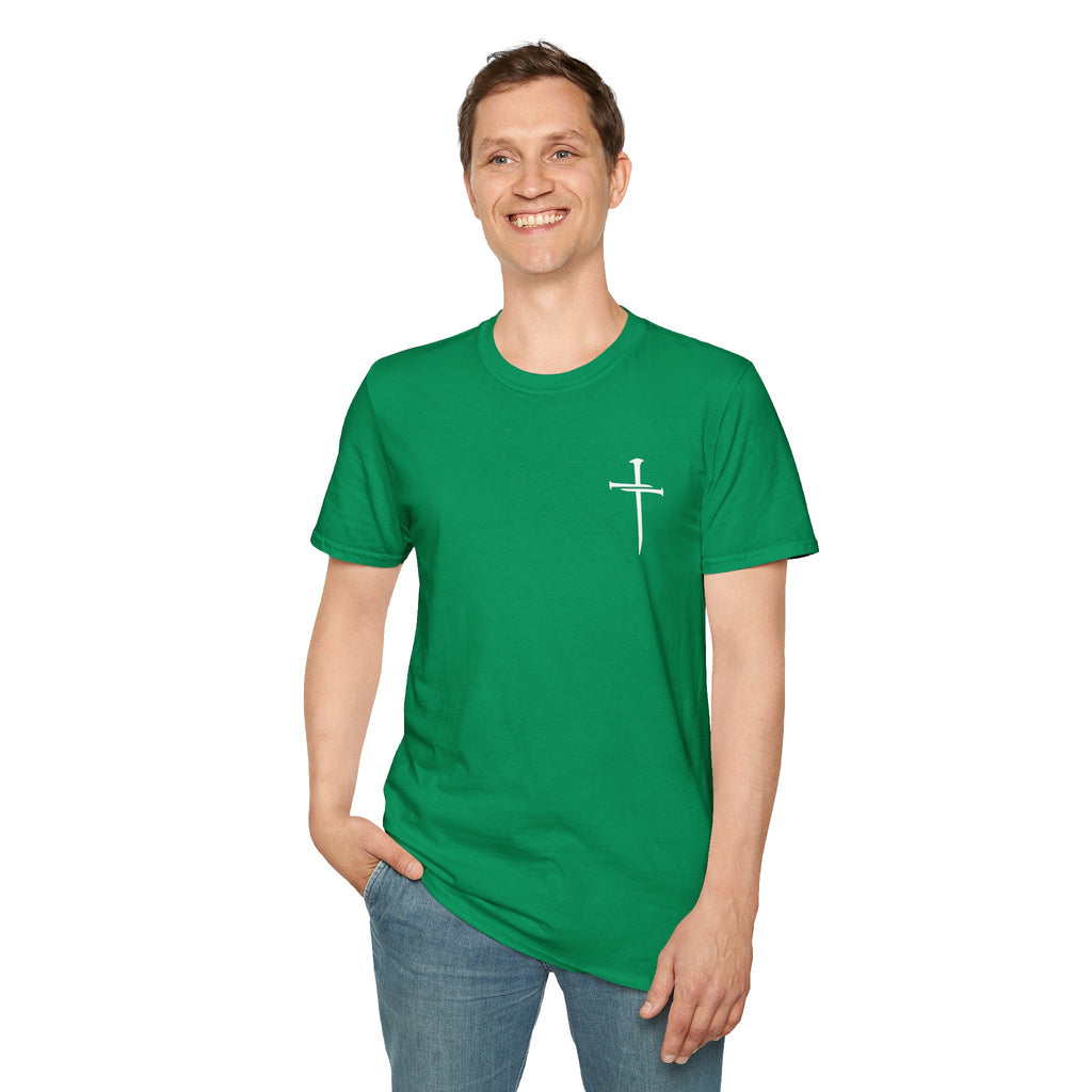Lord's Prayer Cross T-Shirt | Christian Scripture Typography | Faith Tee