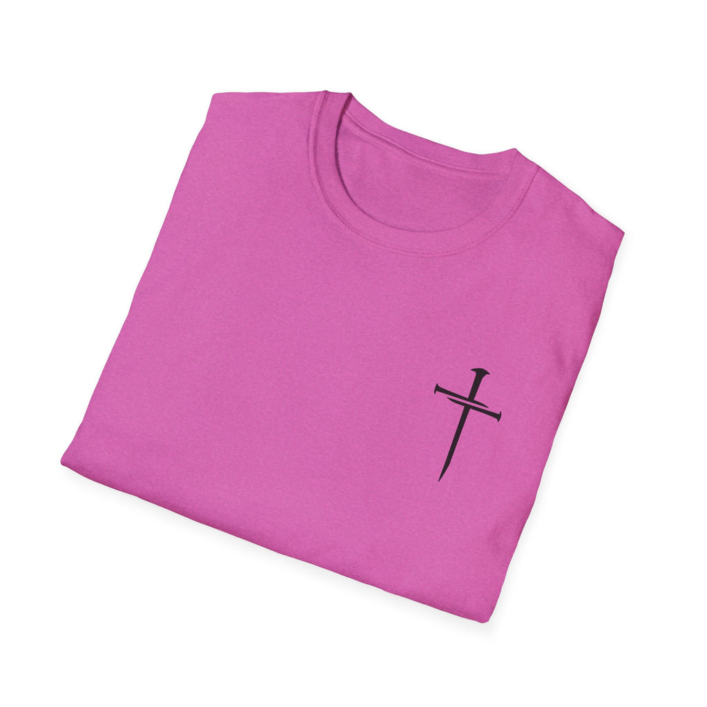 Lord's Prayer Cross T-Shirt | Christian Scripture Typography | Faith Tee