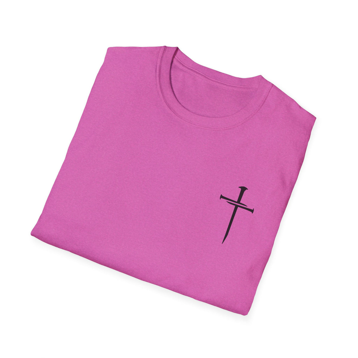 Lord's Prayer Cross T-Shirt | Christian Scripture Typography | Faith Tee