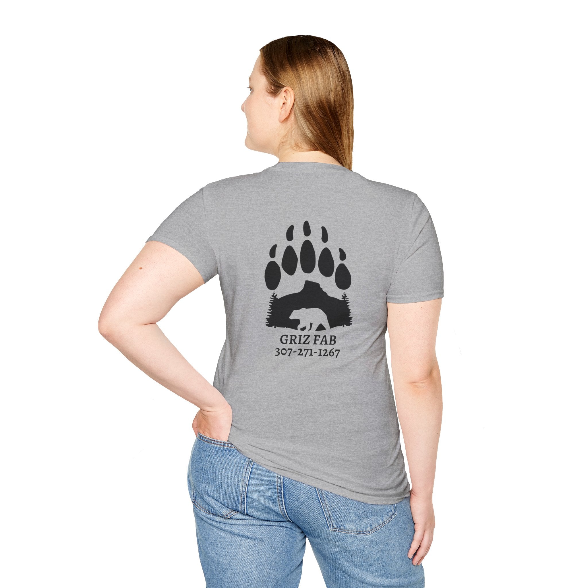 Grizzly Fabrication Company Logo T-Shirt