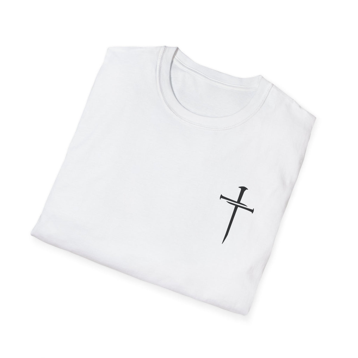 Lord's Prayer Cross T-Shirt | Christian Scripture Typography | Faith Tee