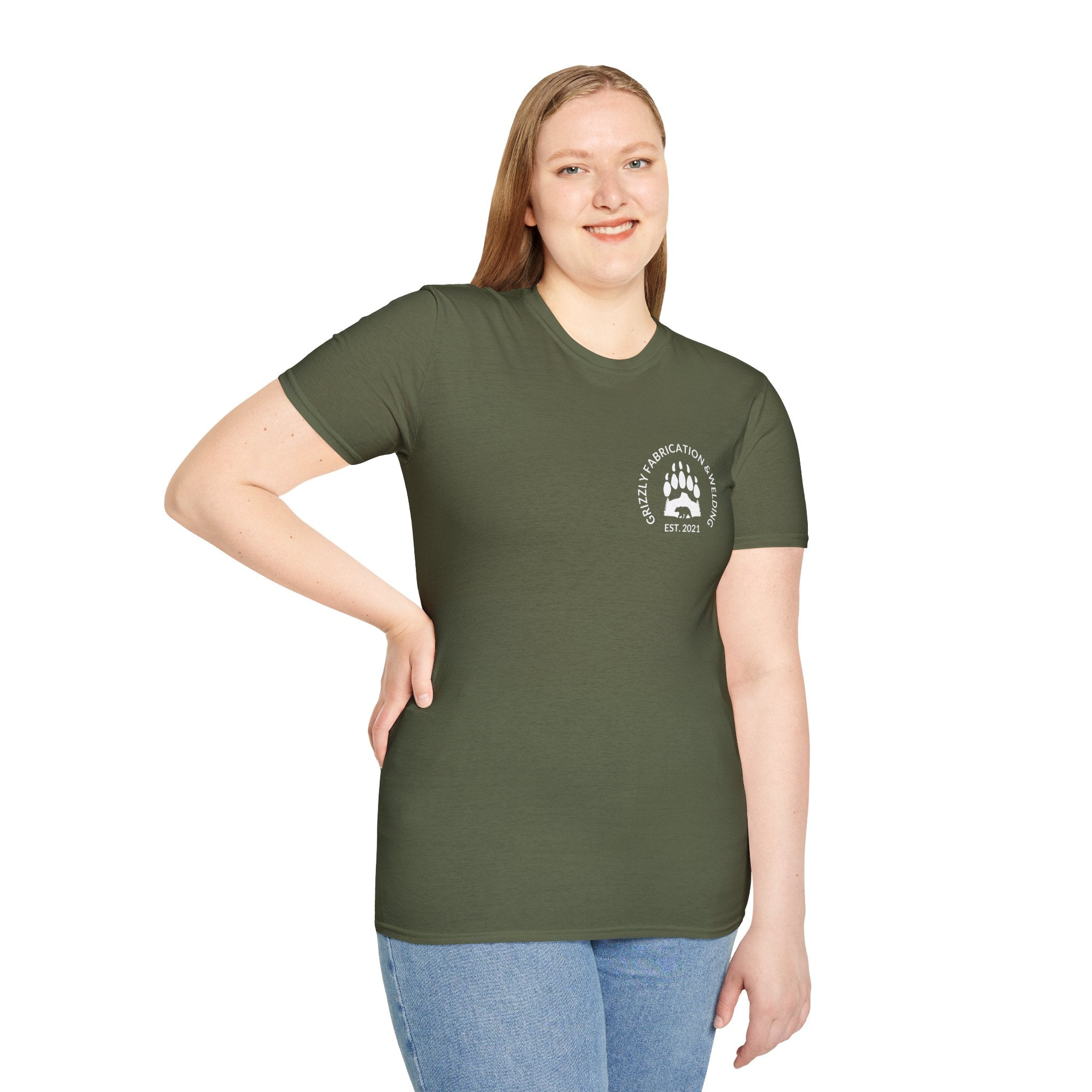 Grizzly Fabrication Company Logo T-Shirt