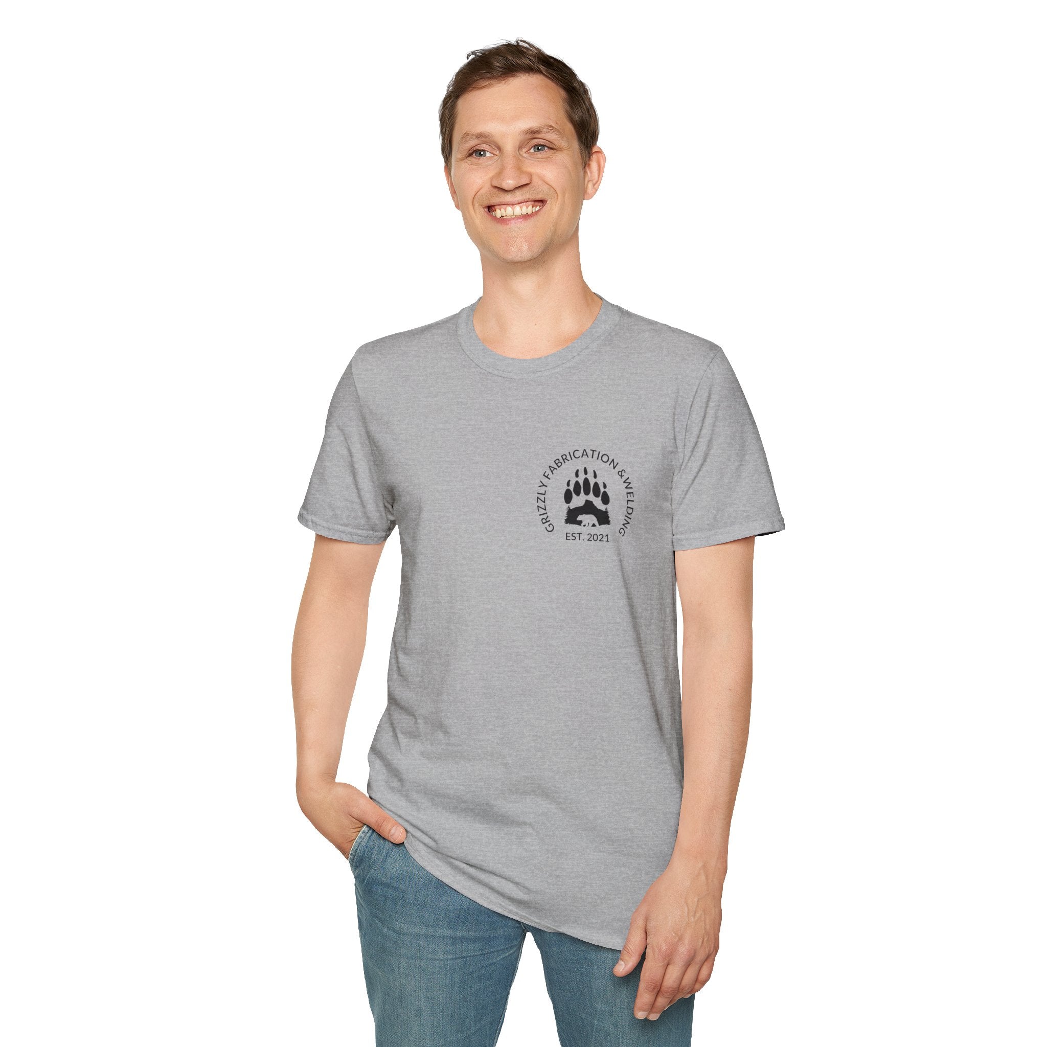 Grizzly Fabrication Company Logo T-Shirt