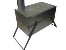 Collapsible Tent Stove with Telescoping Stove Pipe