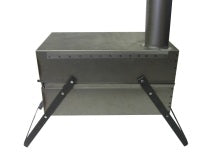 Collapsible Tent Stove with Telescoping Stove Pipe